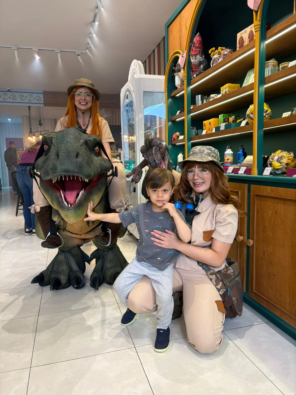 Dinossauros para festas infantis na Vivência Dino em São Paulo Dinossauros para festas infantis na Vivência Dino em São Paulo