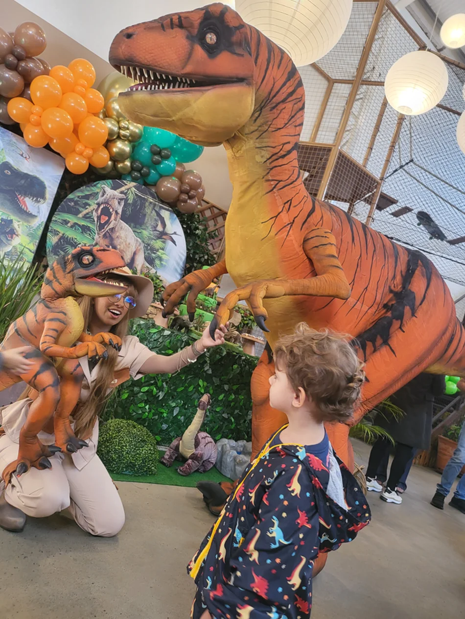 Interação e equipe de como fazer uma festa de Dinossauro inesquecível em festas infantis Interação e equipe de como fazer uma festa de Dinossauro inesquecível em festas infantis